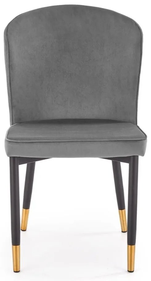 Scaun de bucaterie Dio, gri/negru
