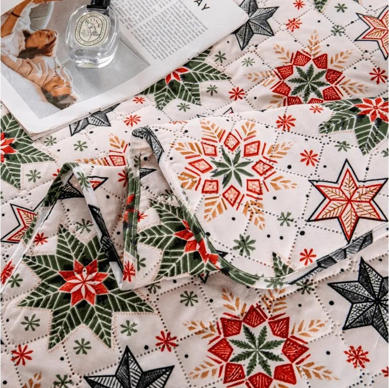 Cuvertura de pat CHRISTMAS STAR, colorat Dimensiune: 220 x 240 cm
