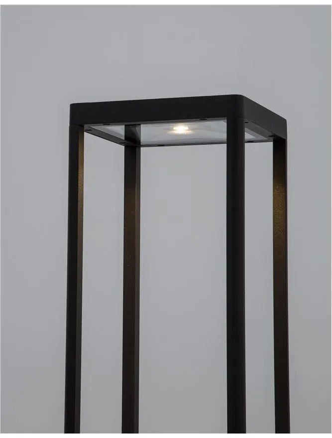 Stalp LED modern pentru iluminat exterior IP65 Surf H-80cm