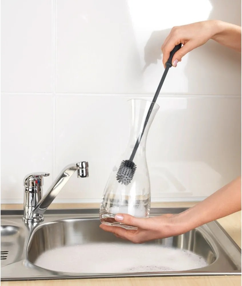 Set pentru spălat vase gri din silicon Easy Squeez-e – Wenko