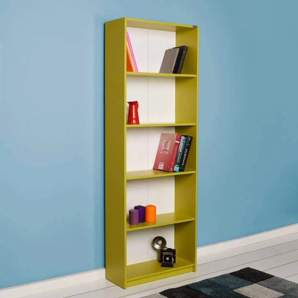 Biblioteca Adore Modern, 5 rafturi, 64x182x26 cm