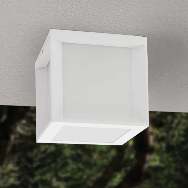 Orion HENRY - Corp de iluminat exterior 1xE27/15W/230V 16x16 cm IP44 alb