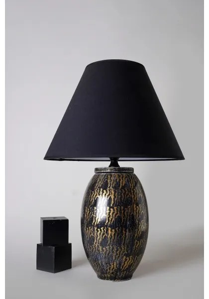 Lampă de masă RAMZES 1xE27/40W/230V neagră