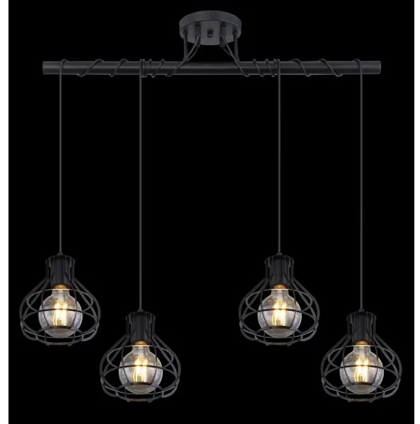 Lustră pe cablu Globo 15388-4D CLASTRA 4xE27/60W/230V