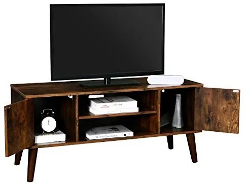 COTVI1 - Comoda TV 110 cm, living, dormitor, stil industrial - Maro
