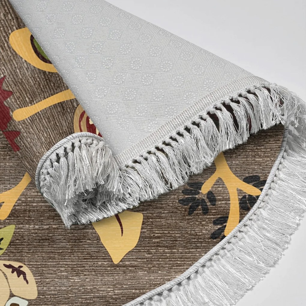 Covor, Mu176, 160x160 cm, Cafeniu