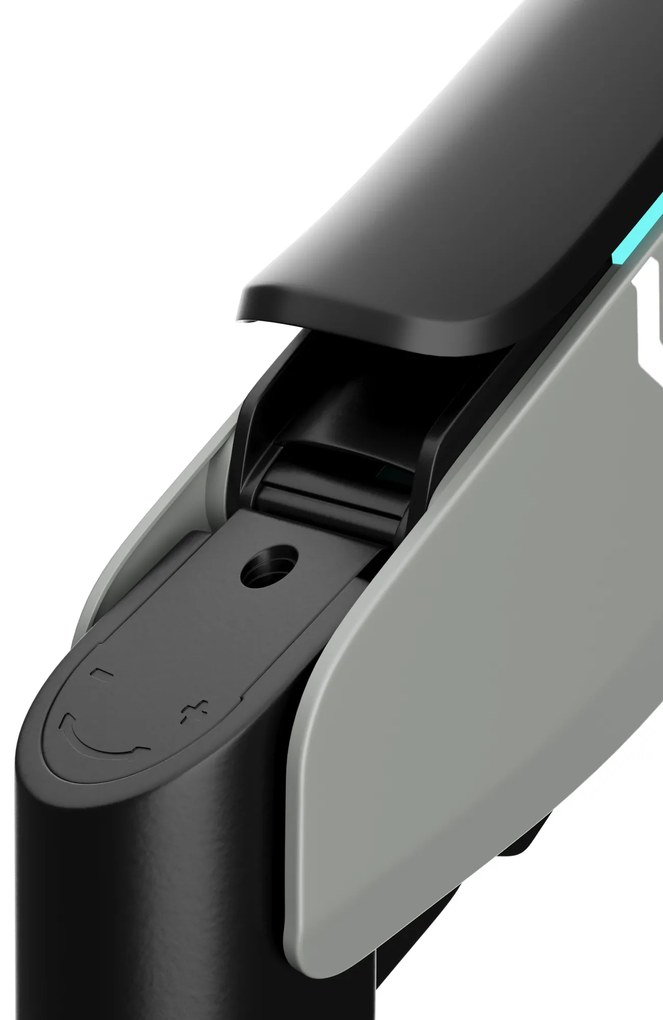 Suport dublu pentru monitoare de 49 de inchi, gri-negru RGB X-Arm Dual
