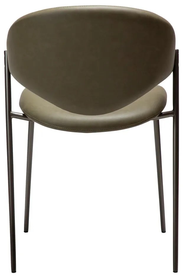 Scaun de dining kaki din imitație de piele Zone – DAN-FORM Denmark