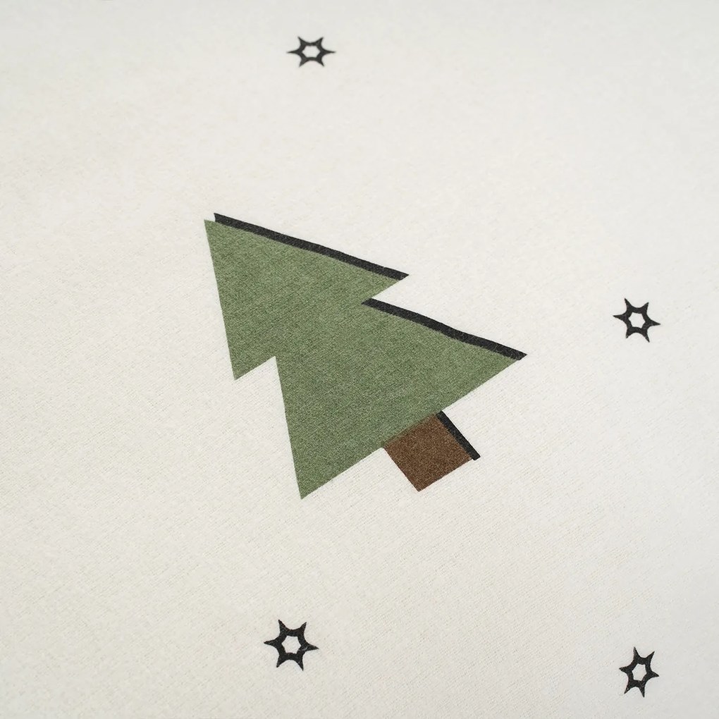 Lenjerie de pat din flanel 4Home Little Trees, 140x 220 cm, 70 x 90 cm, 140 x 220 cm, 70 x 90 cm