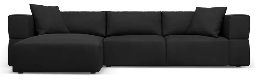 Colțar negru (cu colț pe partea stângă ) Esther – Milo Casa