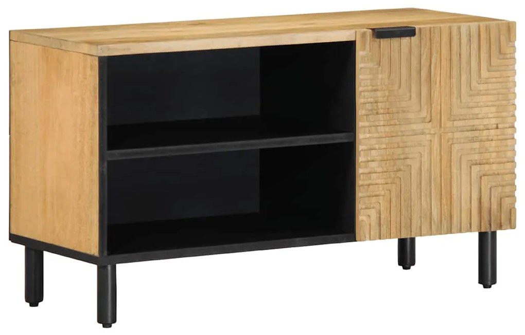 vidaXL Dulap TV maro 80x31,5x46 cm lemn masiv de mango