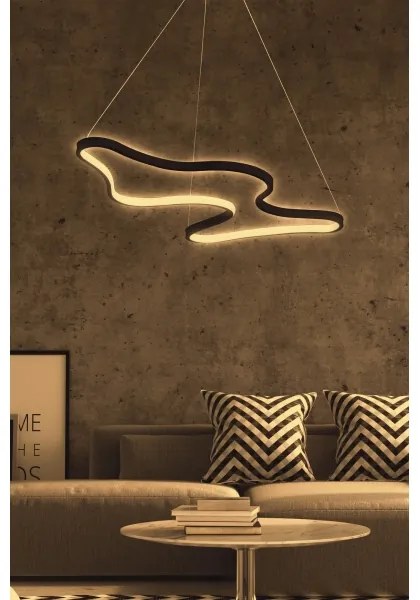 Lustră LED pe cablu ARTISAN, 36W, 230V, 4000K, negru