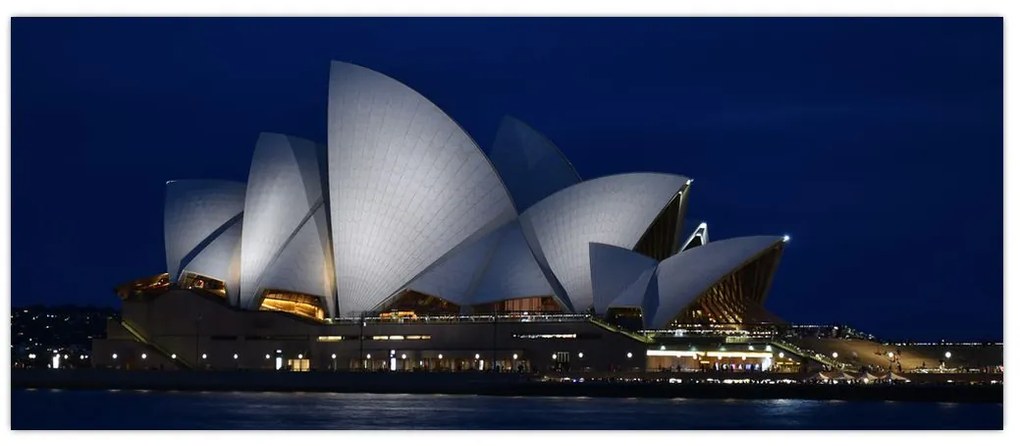 Tabloul Sydney nocturn (120x50 cm)
