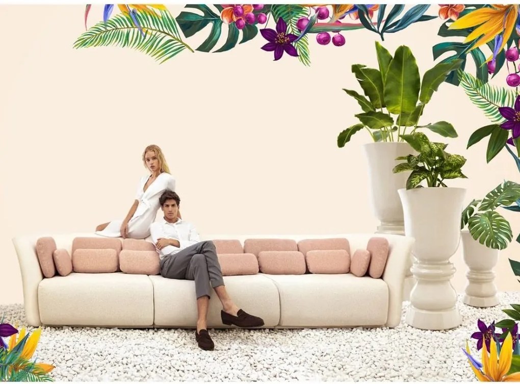 GHIVECI / JARDINIERA DE FLORI SUAVE 75x150cm Vondom