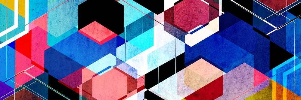 Tablou geometrie abstractă
