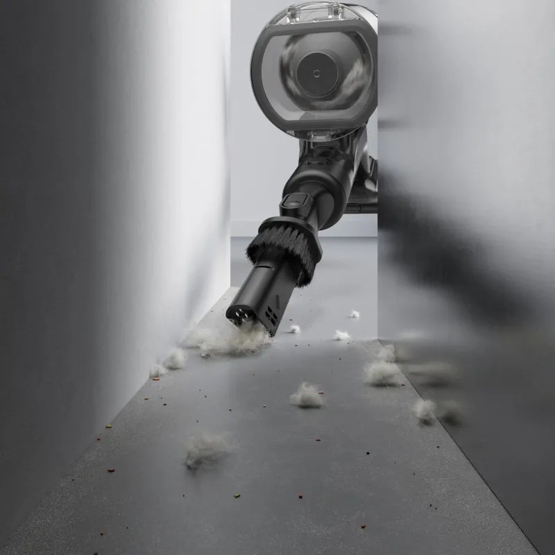 Aspirator fără fir Dreame Z30 AquaCycle VZV77B, 855W, 310AW, 150000 rpm, 3 trepte, 0.32/0.4/0.6 l, 90 min, HEPA H14, LED, Motor fără perii, Negru