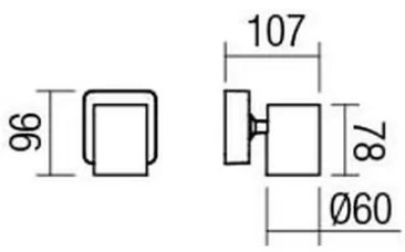 Redo 04-468 - Spot CAMEO 1xGU10/35W/230V, negru