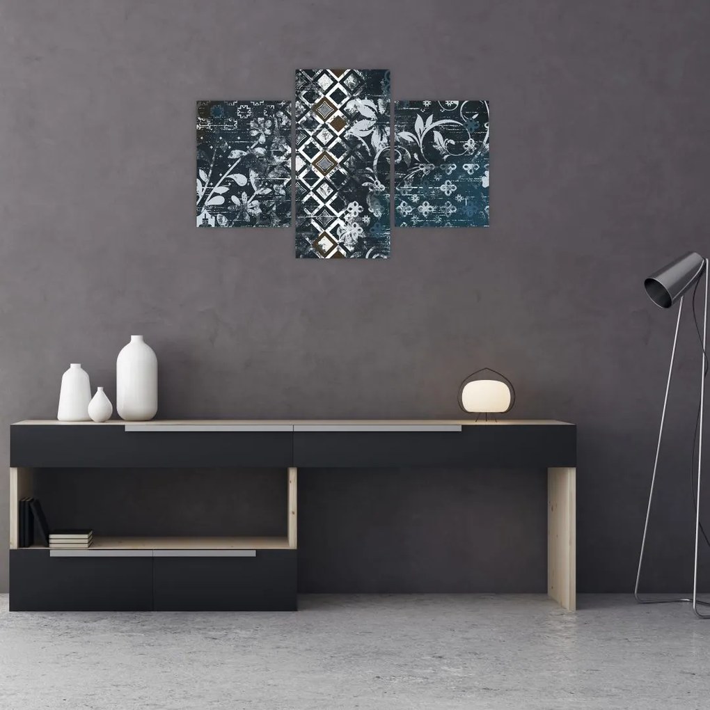 Tablou - Decorațiuni flori (90x60 cm)