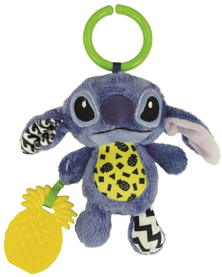 Disney Lilo și Stitch Ananas jucărie de pluș și inel de dentiție Clementoni