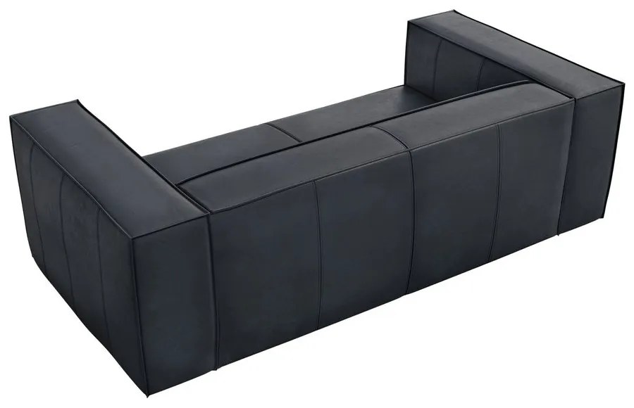 Canapea albastru-închis cu tapițerie din piele 212 cm Madame – Windsor & Co Sofas