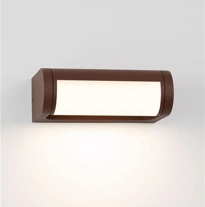 Aplica de perete exterior LED 3000K IP65 Rox corten