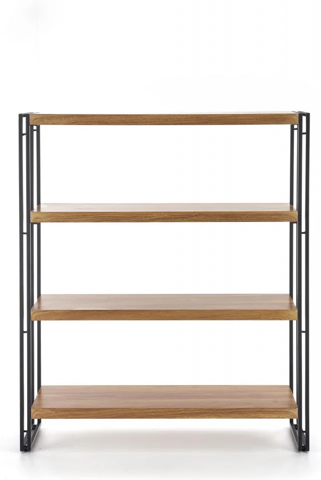 Raft Bolivar REG1 stejar auriu/negru H120 cm