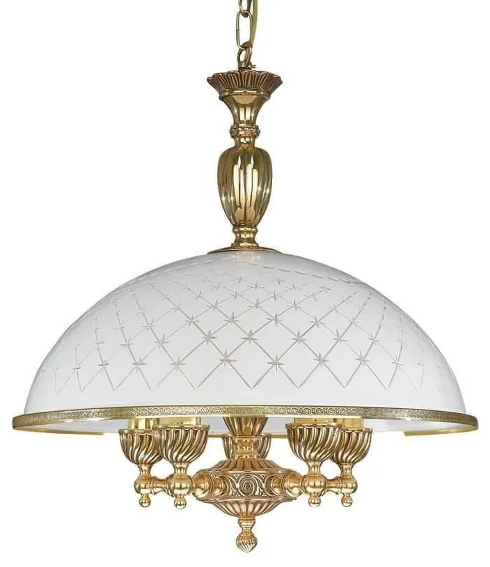 Lustra clasica alama/sticla realizat manual 7102