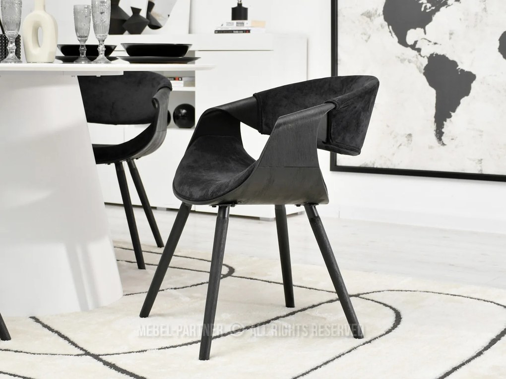 Scaun Bjorn K (negru). 1110931