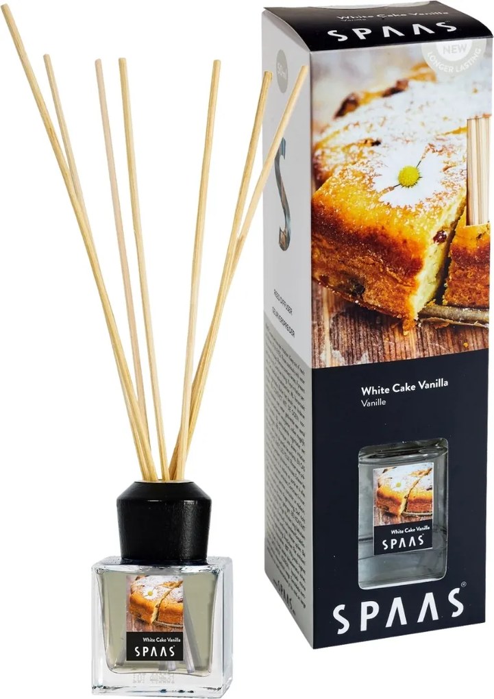 Difuzor de aroma cu betisoare WHITE CAKE VANILLA 50 ml