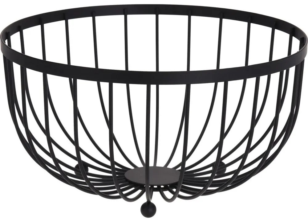 Coș fructe și legume, Ø 25 cm, din metal