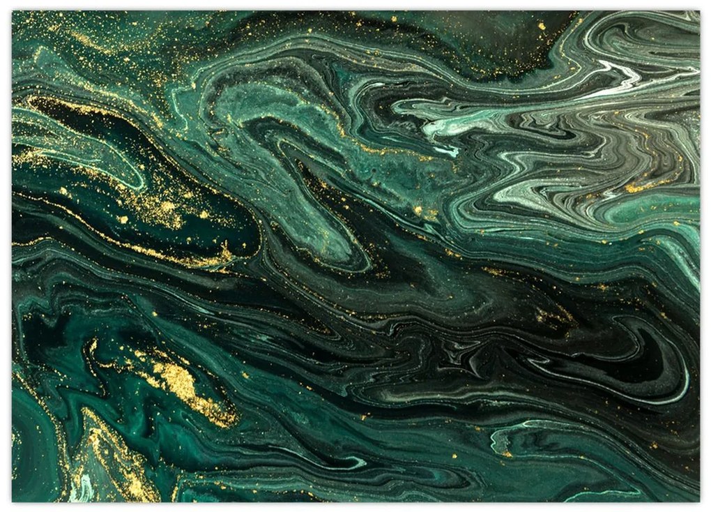 Tablou - Marmură verde (70x50 cm)