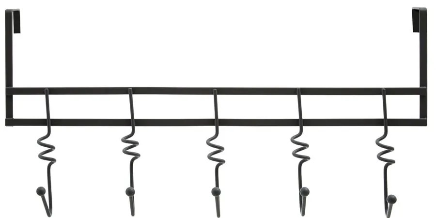 Cuier de ușă negru din metal 46 cm Jaxen – Premier Housewares