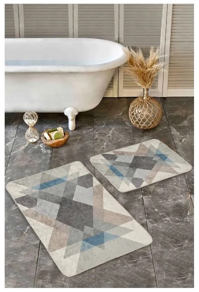 Covorașe de baie 2 buc. din catifea 60x100 cm – Mila Home