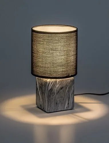 Lampă de masă Rabalux 74068 Nalisa, pătrată,negru