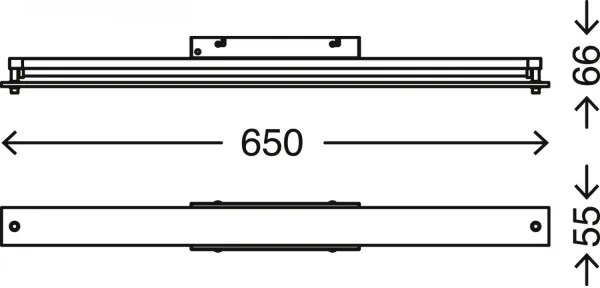 Aplică LED dimabilă pentru oglindă de baie Briloner 2240-118 LED/8W/230V IP44