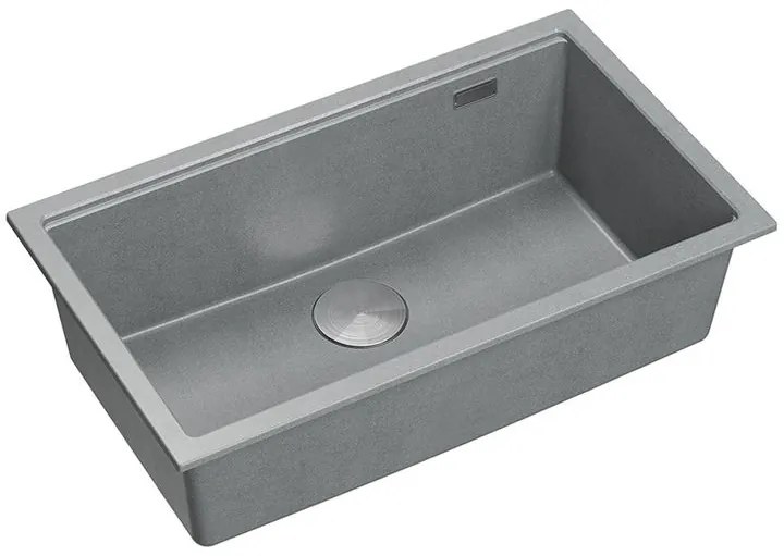 Chiuveta din granit Logan 110 gri metalic