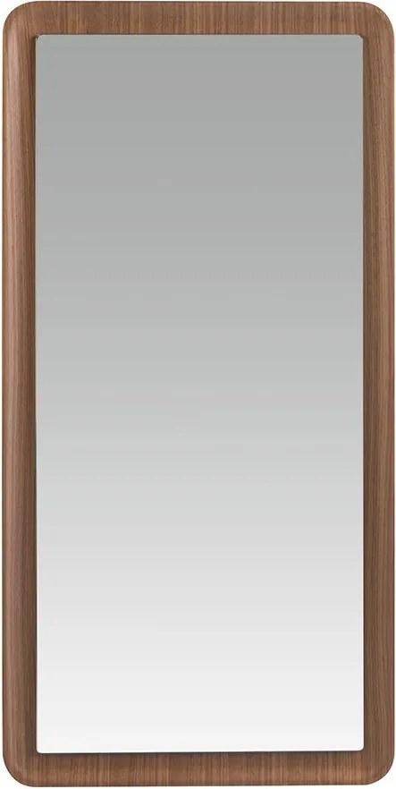 Oglinda decorativa design LUX Rectangular Walnut