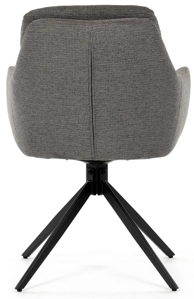 Set de scaune de sufragerie cu mecanism deîntoarcere DCH-P3174 GREY2, 2 buc.