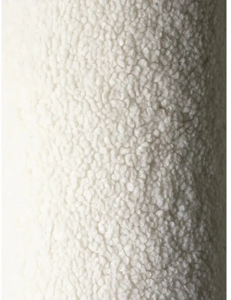 Pernă decorativă pentru copii crem cu tapițerie din țesătură bouclé Ball – Wigiwama