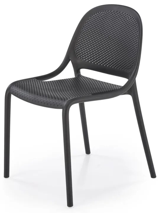 Scaun plastic K532 negru