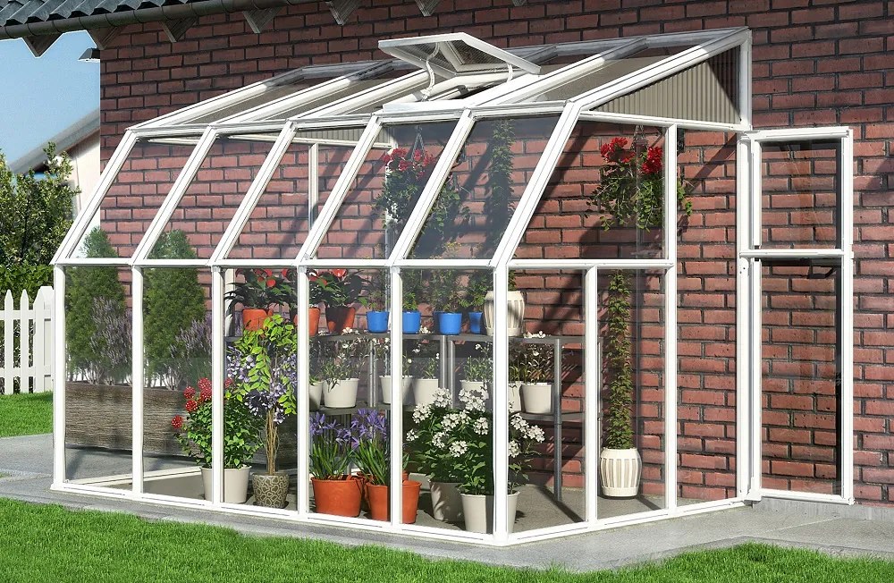 Terasă închisă din panouri Sun Room Palram - Canopia 2 x 3,24 m albă