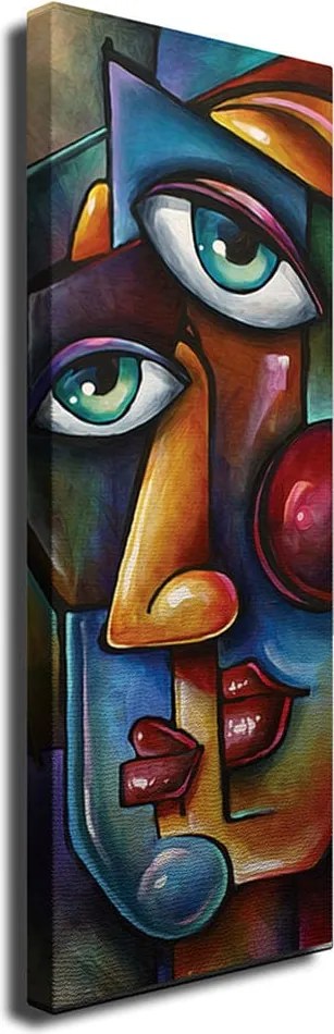 Tablou PC99, multicolor, panza, 30x80 cm