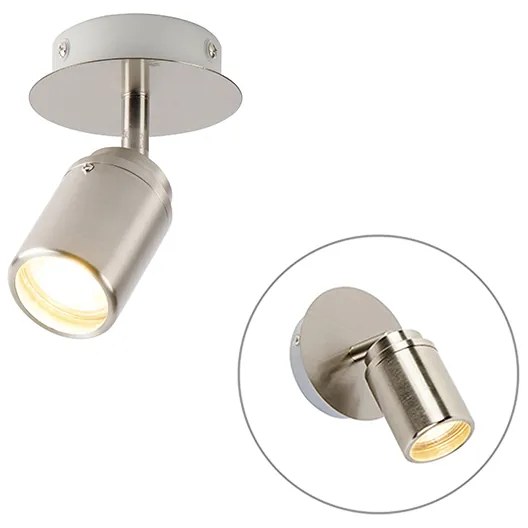 Spotlight modern pentru baie din oțel IP44 - Ducha