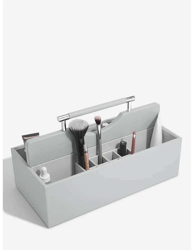 Organizator de baie gri pentru cosmetice Supersize – Stackers