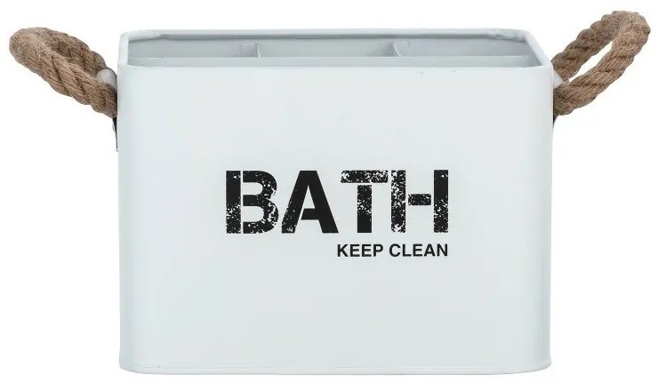 Cutie pentru baie Wenko Gara, alb