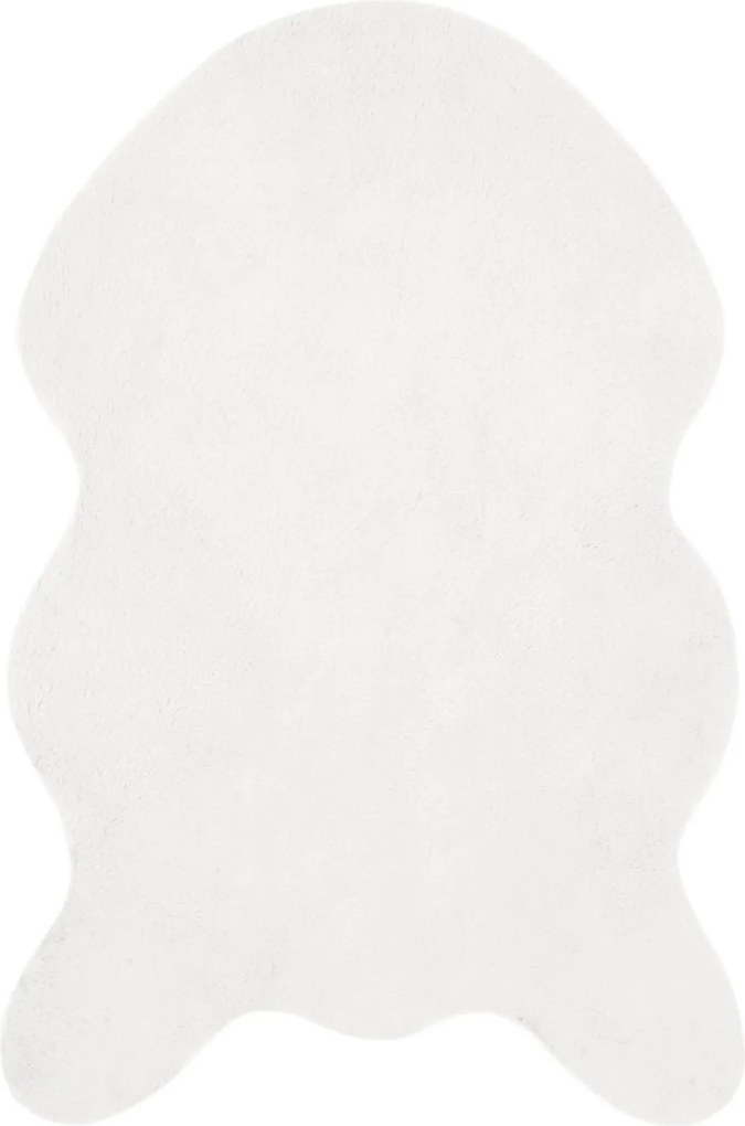 vidaXL Covor din de iepure sintetic antiderapant Olite Alb 60 x 90 cm