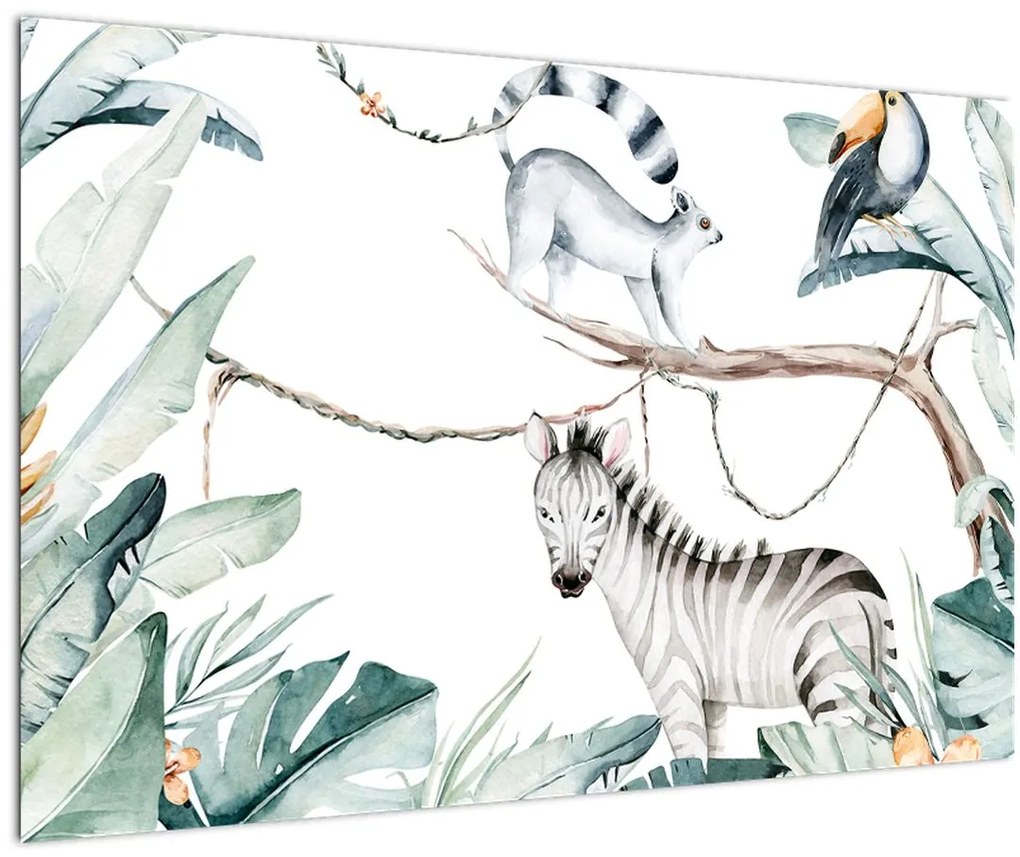 Tablou - Animale exotice (90x60 cm)