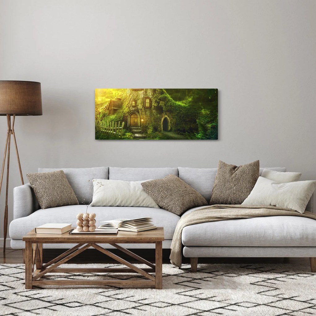 Tablou - Pădure de poveste (120x50 cm)
