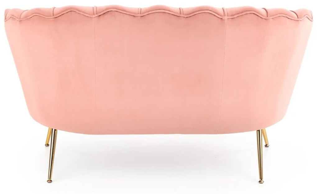 Canapea fixa Amorinito XL velvet roz