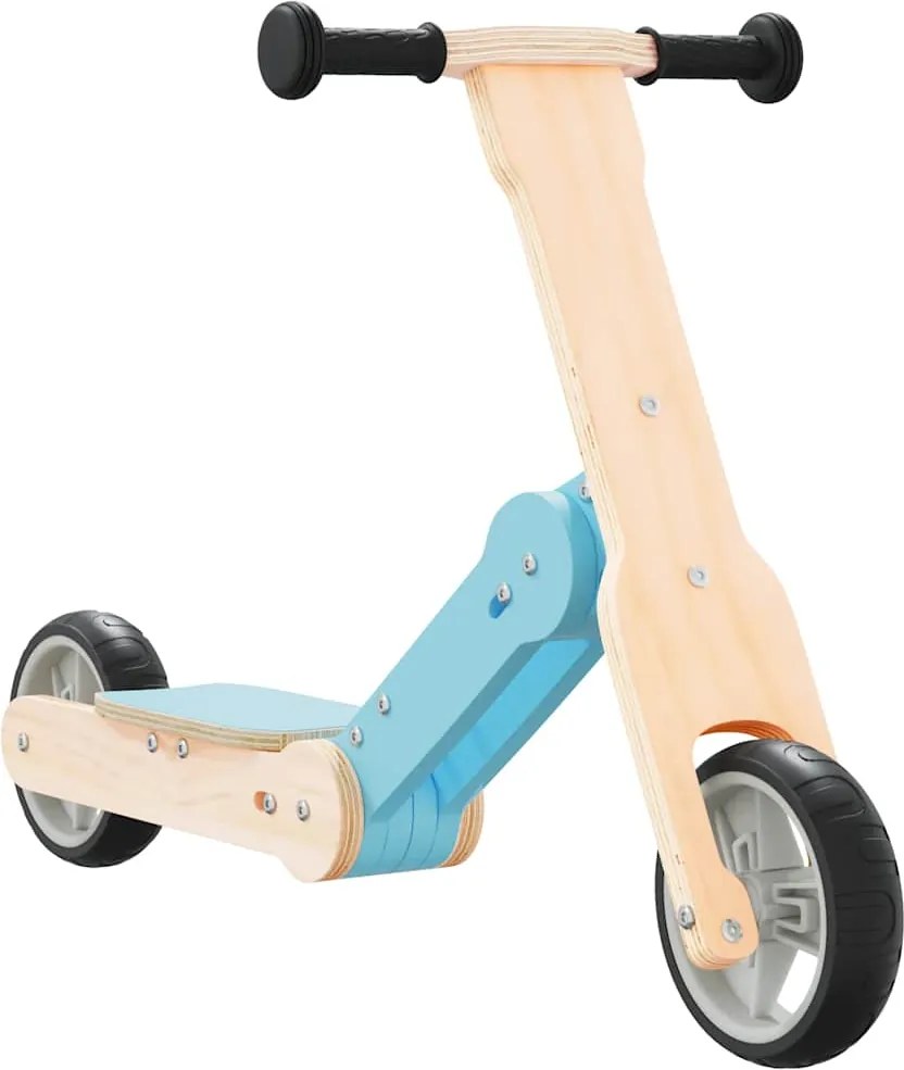 vidaXL Trotinetă pentru copii 2 în 1, albastru deschis